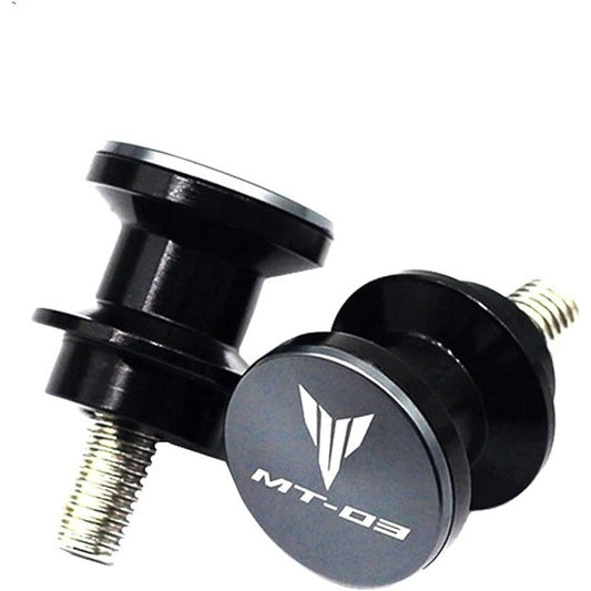 Stand Screw Slider Motorcycle CNC Rocker Arm Spool Bracket Screw Slider 6MM Protector Accessories is very suitable for Yamaha MT-03 Mt-03 2005-2021 (Color: Silver)