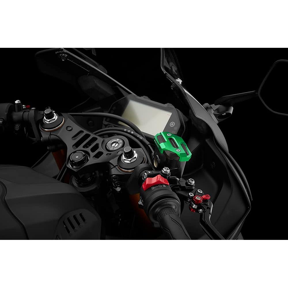 BIKERS Master Cylinder Cap YZF-R25 MT-25 XMAX Front Brake Aluminum Green BK-Y153-GRN