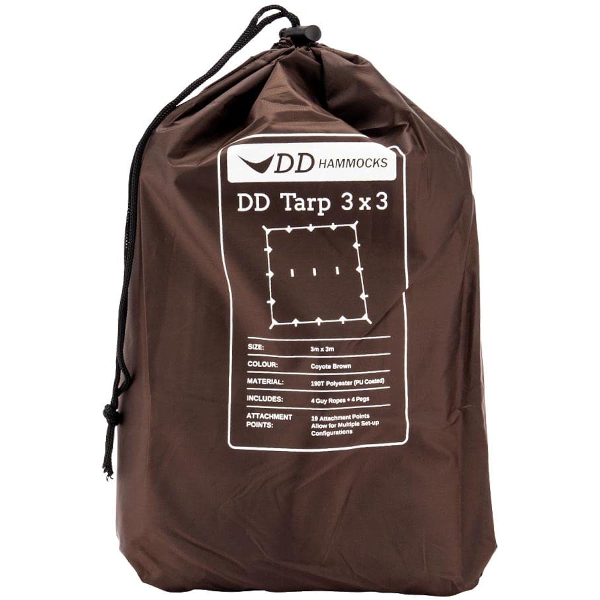 DD Hammocks DD Tarp 3×3 (Coyote Brown) [Parallel Import]