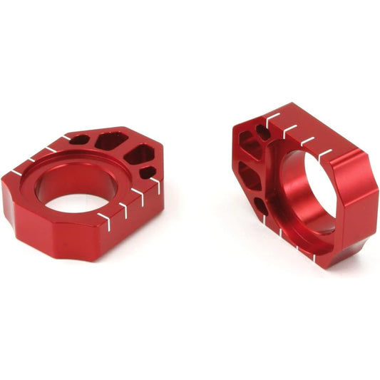 ZETA Axle Block Aluminum Red Honda [HONDA] CRF250L [MD38] (12-13) ZE93-5063