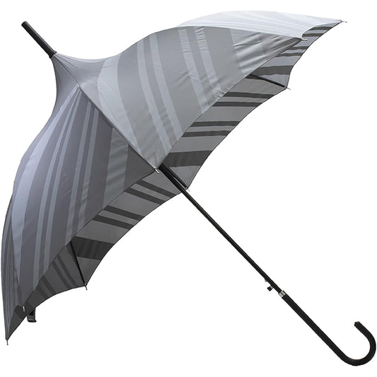 Molly Marais long umbrella MOLLY MARAIS COPENHAGEN (PAGODA, Striebe Lt gray)
