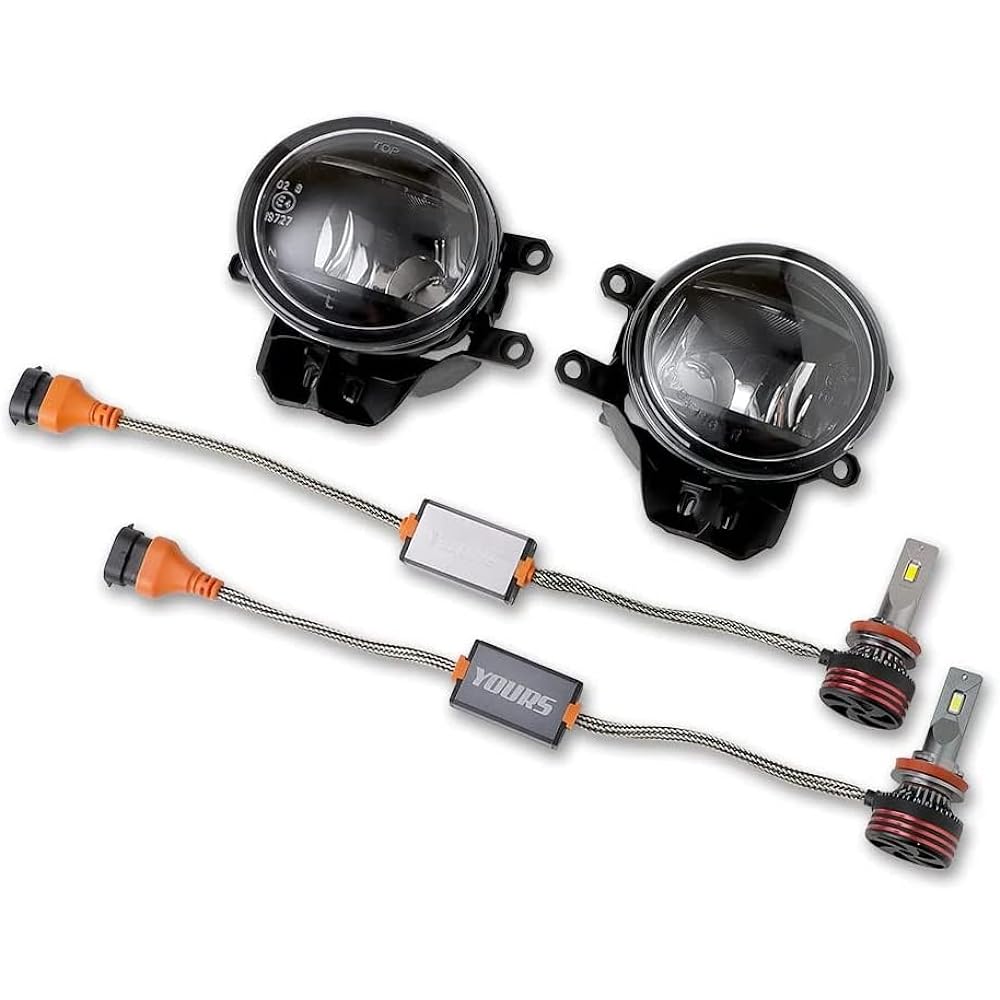YOURS 150 Series Prado Late Period Exclusive Yours Complete Original Fog Lamp Unit [Yellow] + LED Bulb [12000lm] Set Rankle PRADO y503-001 [2] S