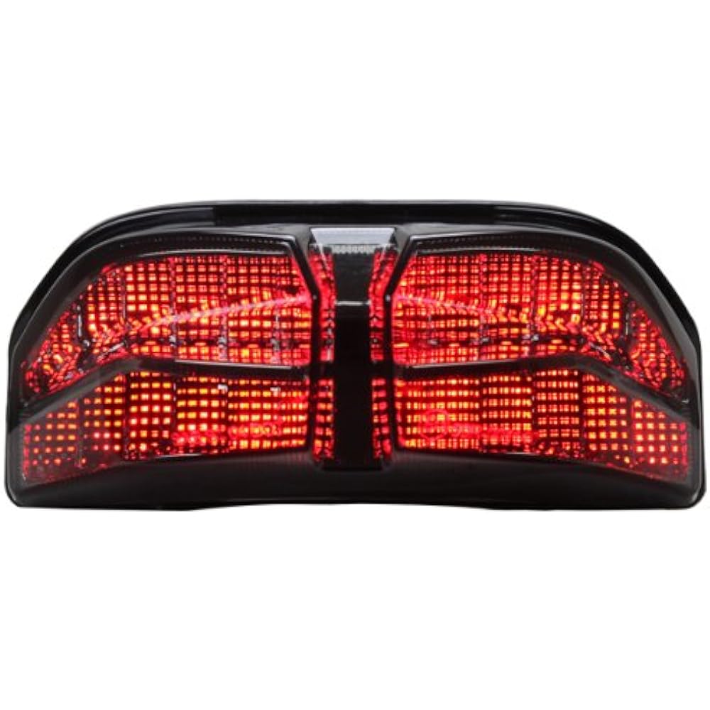 Incidental sequential LED tail light smok lens 2006-2015 For Yamaha FZ1