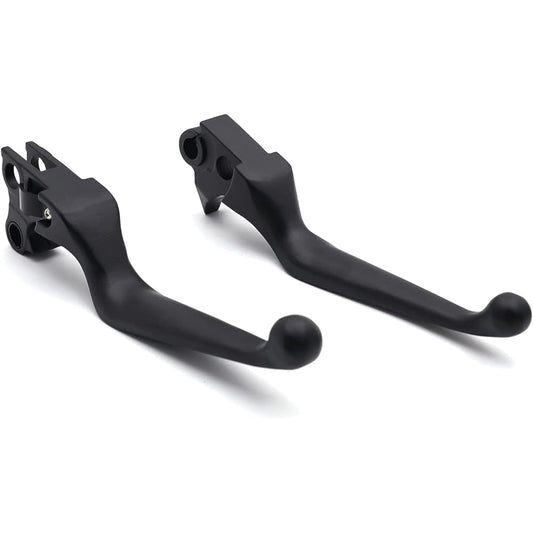 HTTMT MT241-027- Brake Clutch Hand Lever Harley 1996-2003 XL/1996-2007 Dyna Touring/1996-2007 Softail Black