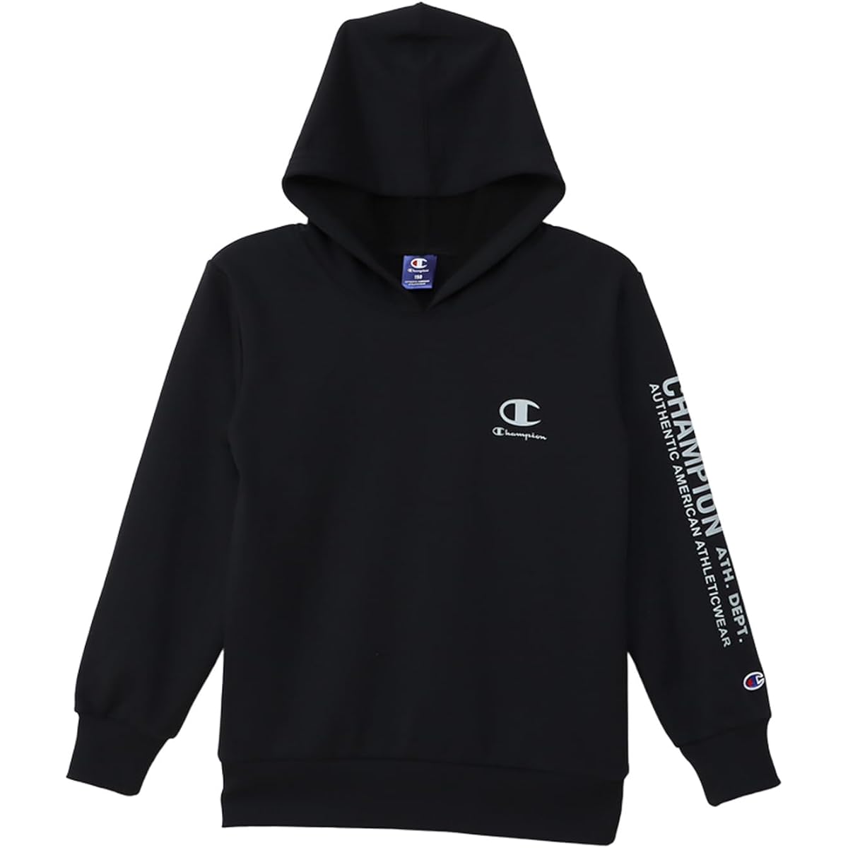 [Champion] Kids Parka, Long Sleeve, Quick Dry, One Point Logo, Hooded Sweatshirt, School Boys, CK-ZS102