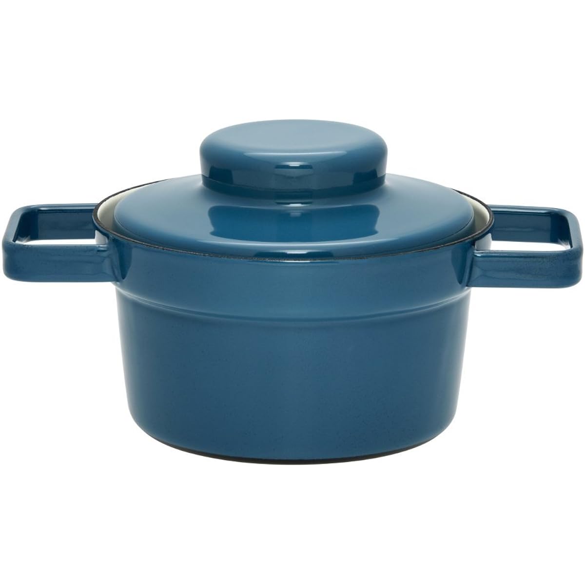 Enamel pot aroma pot pot 750ml diameter 16cm silent blue