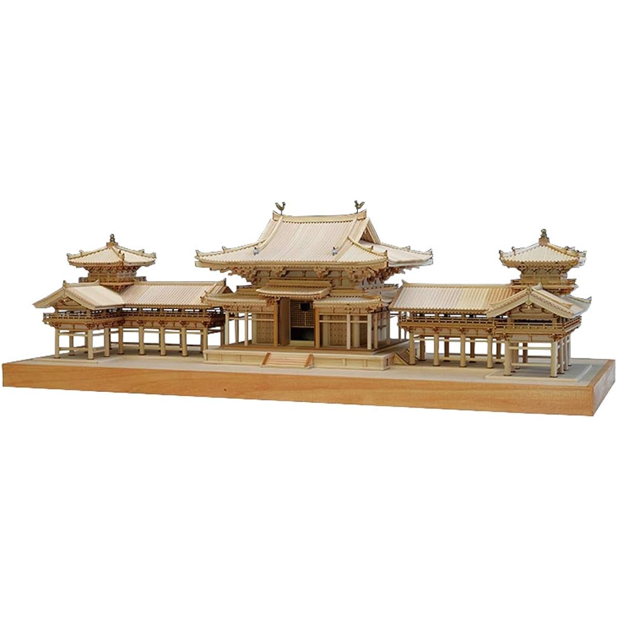 Woody Joe 1/75 Byodoin Phoenix Hall Wooden Model Assembly Kit