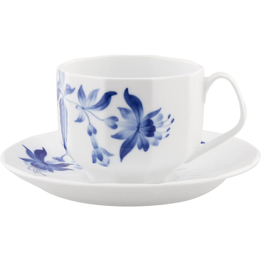[Regular Imported Product] Royal Copenhagen Blomst Cup & Saucer 220ml Fuchsia Wedding Gift 1025330