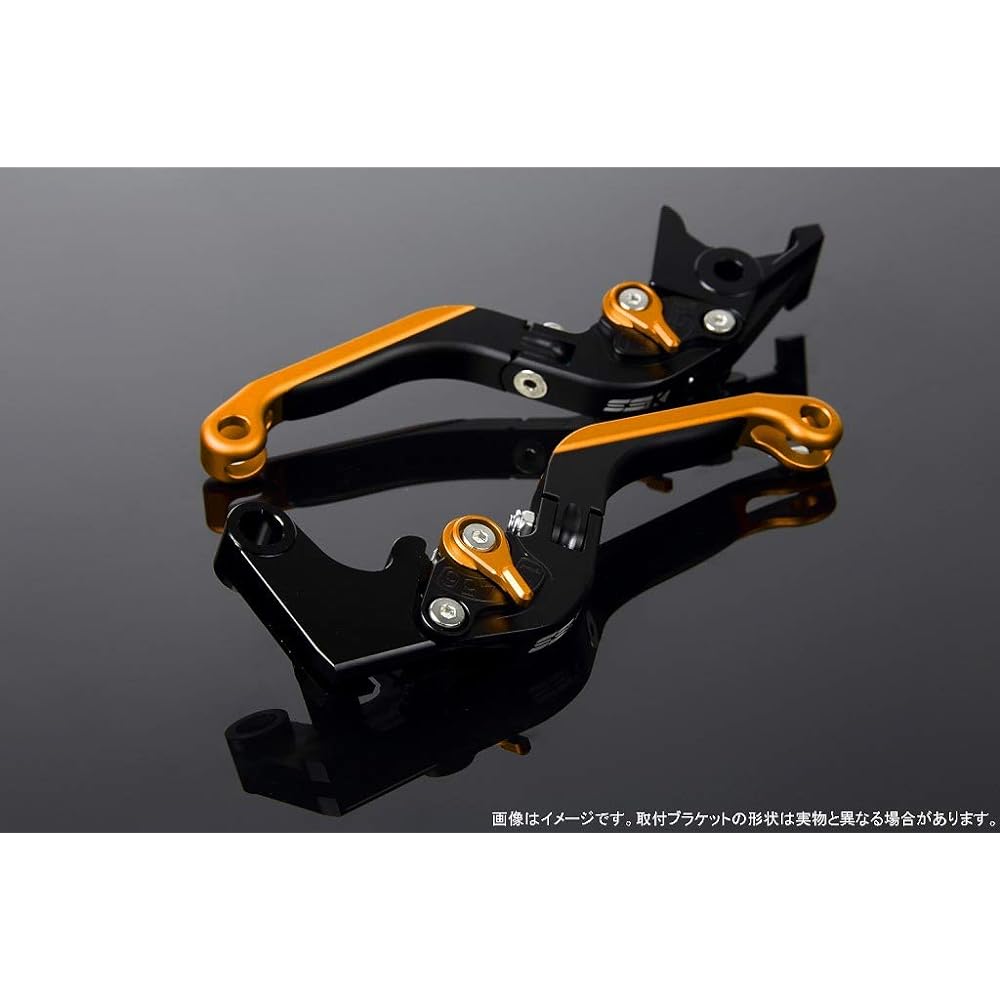 SSK Adjust Lever Foldable Extension Type Lever Body Color: Matte Black Adjuster Color: Matte Gold Extension Color: Matte Gold LVGM018BK-GDGD
