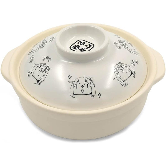 Yuru Camp△ Pot Fairy Nabeshiko IH Compatible Earthen Pot