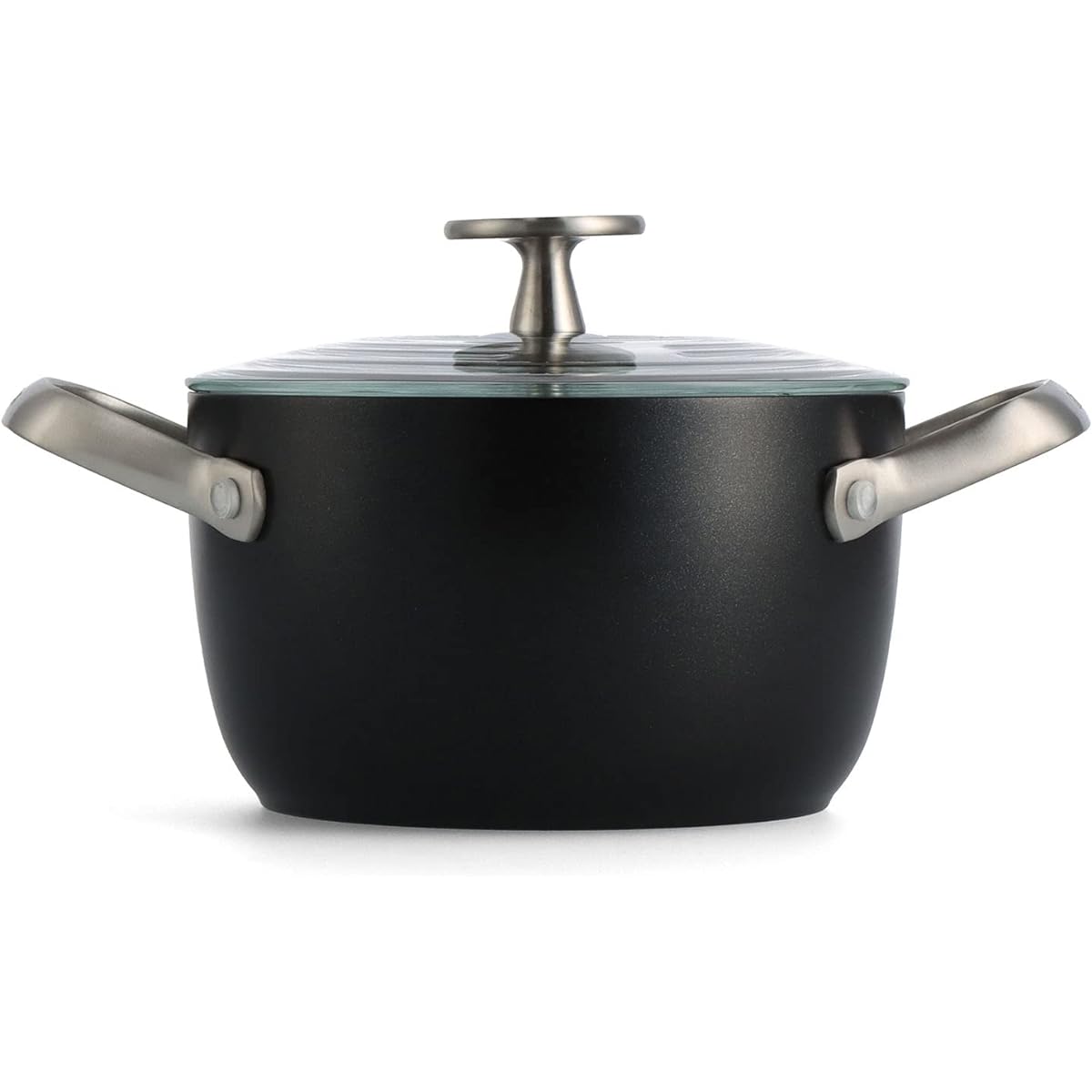 Green Pan GREENPAN Multi-Food Cooker Ceramic Coating of Minerals from Sand without Toxic Substances Use as a Two-Handed Pot, Rice, Rice Cooker, Frying Pot, 6.5 inches (16.5 cm), Black, IH Gas
