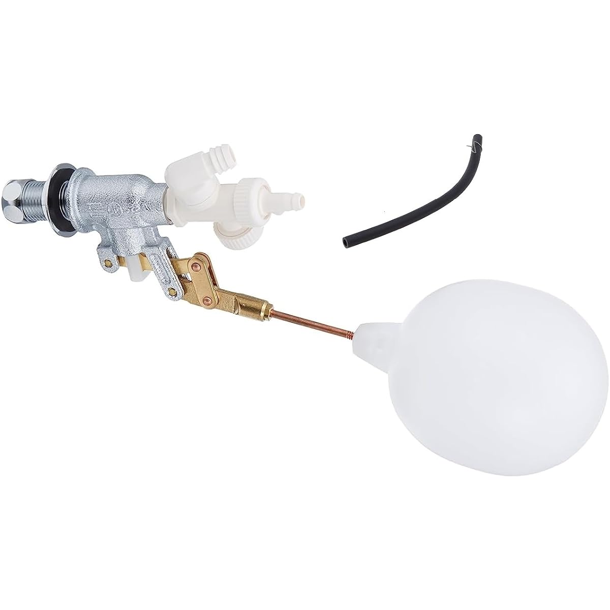 SANEI Toilet Parts Ball Tap with Auxiliary Water Pipe for Hand Wash and Siphon Type with Connecting Hose PV46-5X-13