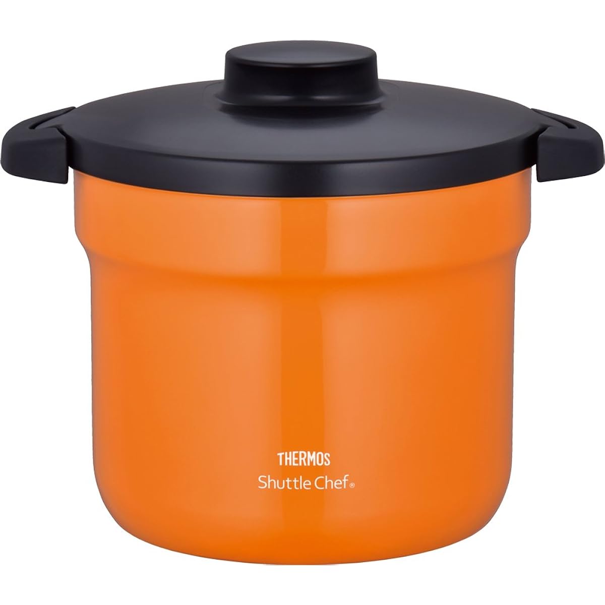 Thermos Vacuum Insulation Cooker Shuttle Chef 4.3L (for 4 to 6 people) Orange [Cooking Pot Fluorine Coating Process] KBJ-4500 OR
