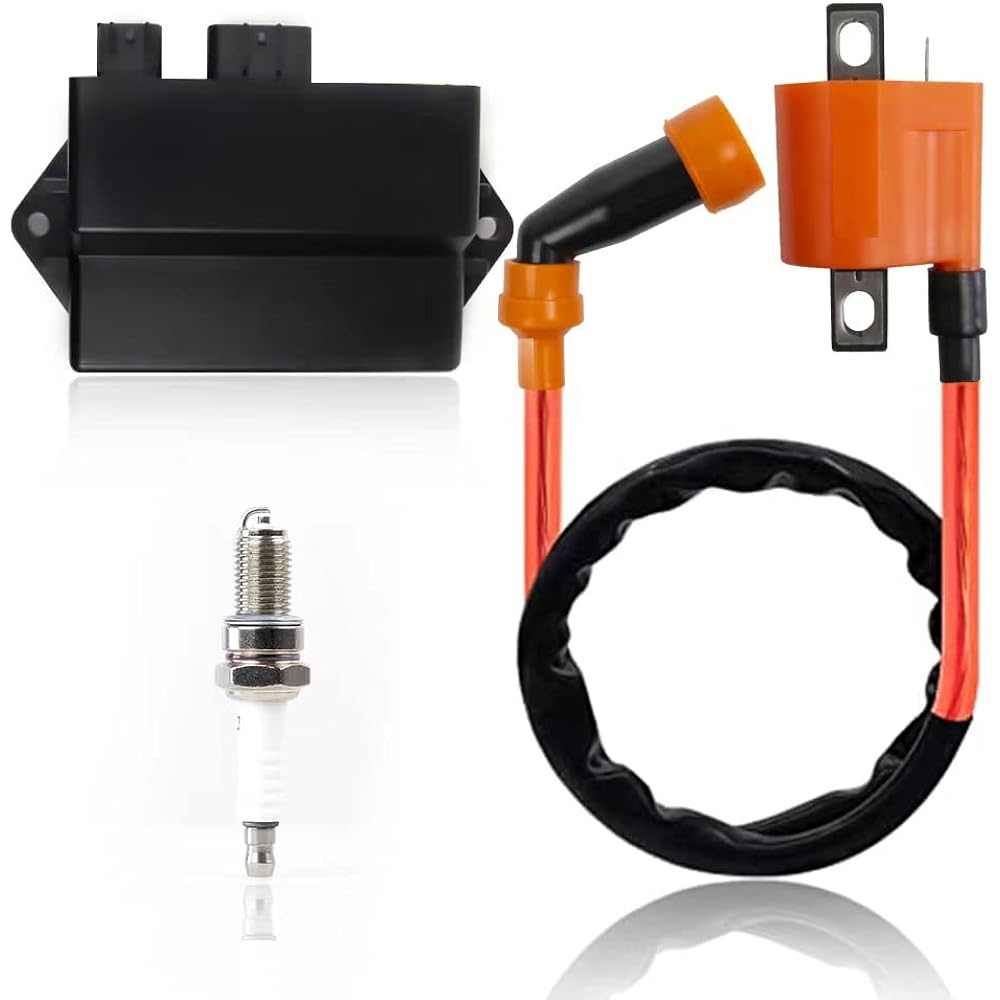 Ignition Coil CDI BOX Spark Plug for Yamaha Warrior 350 YFM350 1997-2001 3GD-85540-40-00 3GD-82310-10-00