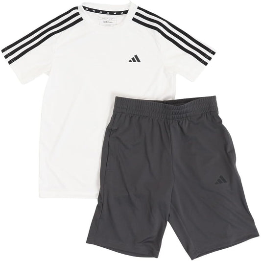 [Adidas] Designed to Move Short Sleeve T-Shirt & Shorts Set 29256 Top and Bottom Set for Kids