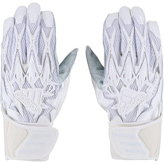 [adidas] Men's Batting Gloves TOP2 For Both Hands LBG003 1129 White x Navy S Baseball Wear Gloves