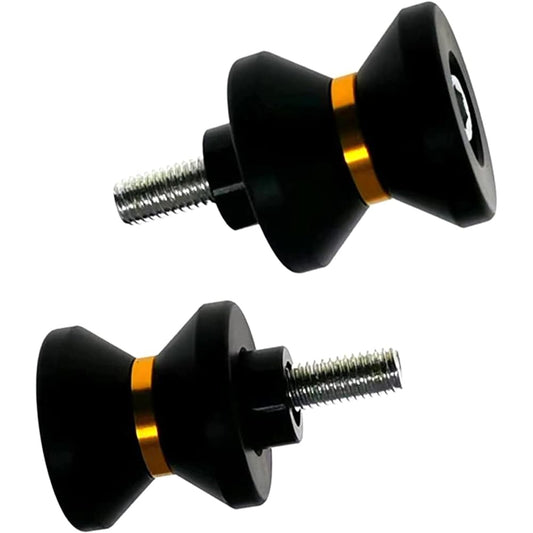 Stand Screw Slider Suitable for Suzuki GSR GSR600 GSR750 GSR400 GSXS750 GSXS1000 GSX-S HAYABUSA/GSXR1300 Motorcycle Swing Arm Spool Slider Bracket Screw M8 (Color: Gold)