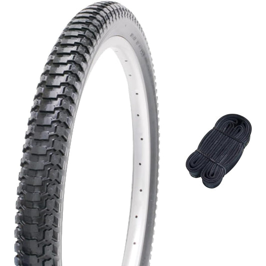 Shinko 20 inch bicycle tire tube set standard tire 20 x 2.125 black H/E SR173 60319