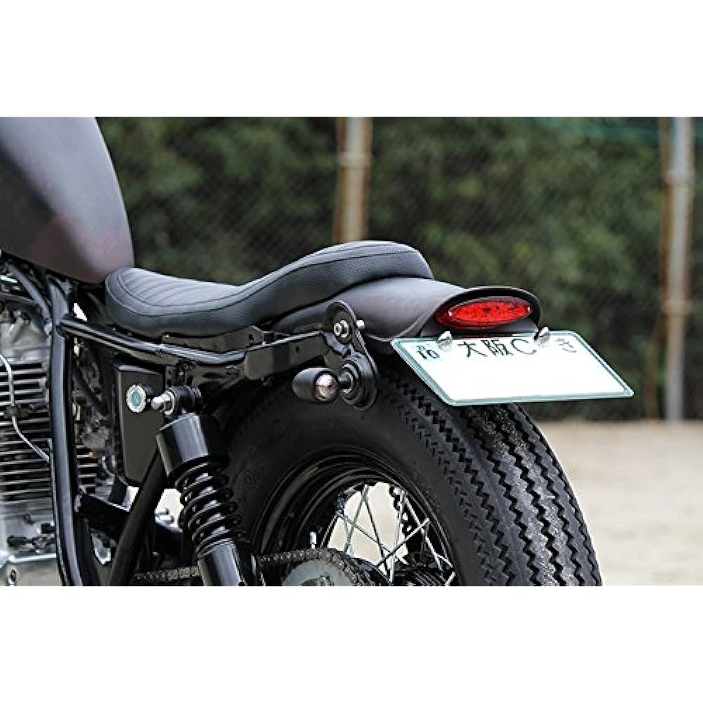 GOODS Round Bob Fender Kit Tail Lamp: Red for SR400/500 G6-00023-02