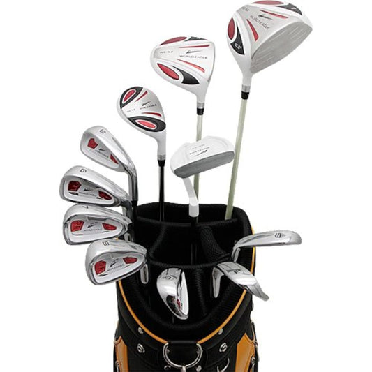 World Eagle 5Z Men's Golf Club Full Set White CBX007 Orange Black Bag Ver. Right Flex RWE-5Z-WH-R-CBX007