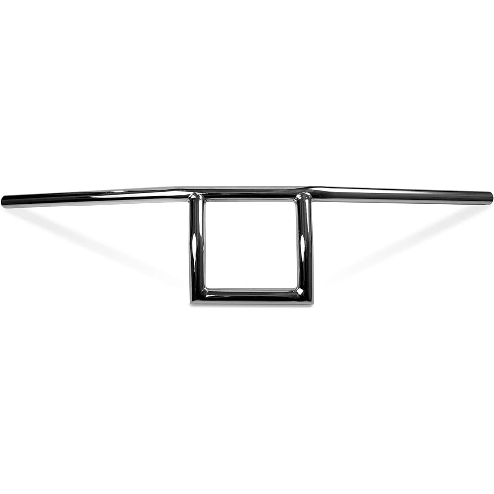 Krator Motorcycle Handlebar 1 Inch Chrome Box Window Attack Style for Suzuki GV GZ 250 1200 1400 Madura Cavalcade