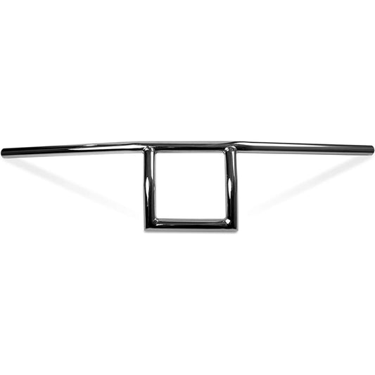 Krator Motorcycle Handlebar 1 Inch Chrome Box Window Attack Style for Suzuki GV GZ 250 1200 1400 Madura Cavalcade