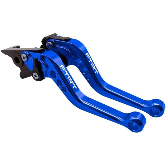 FTRT Short Brake Clutch Lever for Yamaha YZF R1 2002-2003, YZF R6 1999-2004, R6S VerSION 2006-2009 Blue TRM-YABC0409