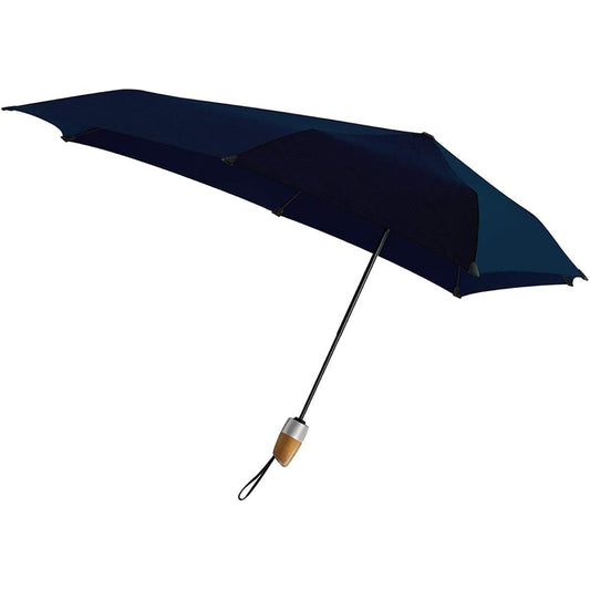 Umbrella Windproof Senz Automatic Deluxe Folding Umbrella Rain Umbrella Parasol For Both Sunny and Rainy Days UV Protection Midnight Blue senz201-MB 91x91cm