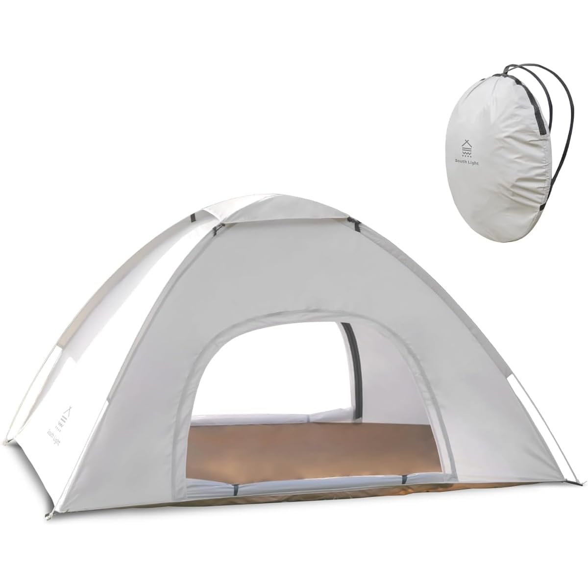 [Adapsu mail order] Hop-up tent camping foldable lightweight easy UV protection windproof water insect proof disaster prevention storage bag SouthLight sl-zp