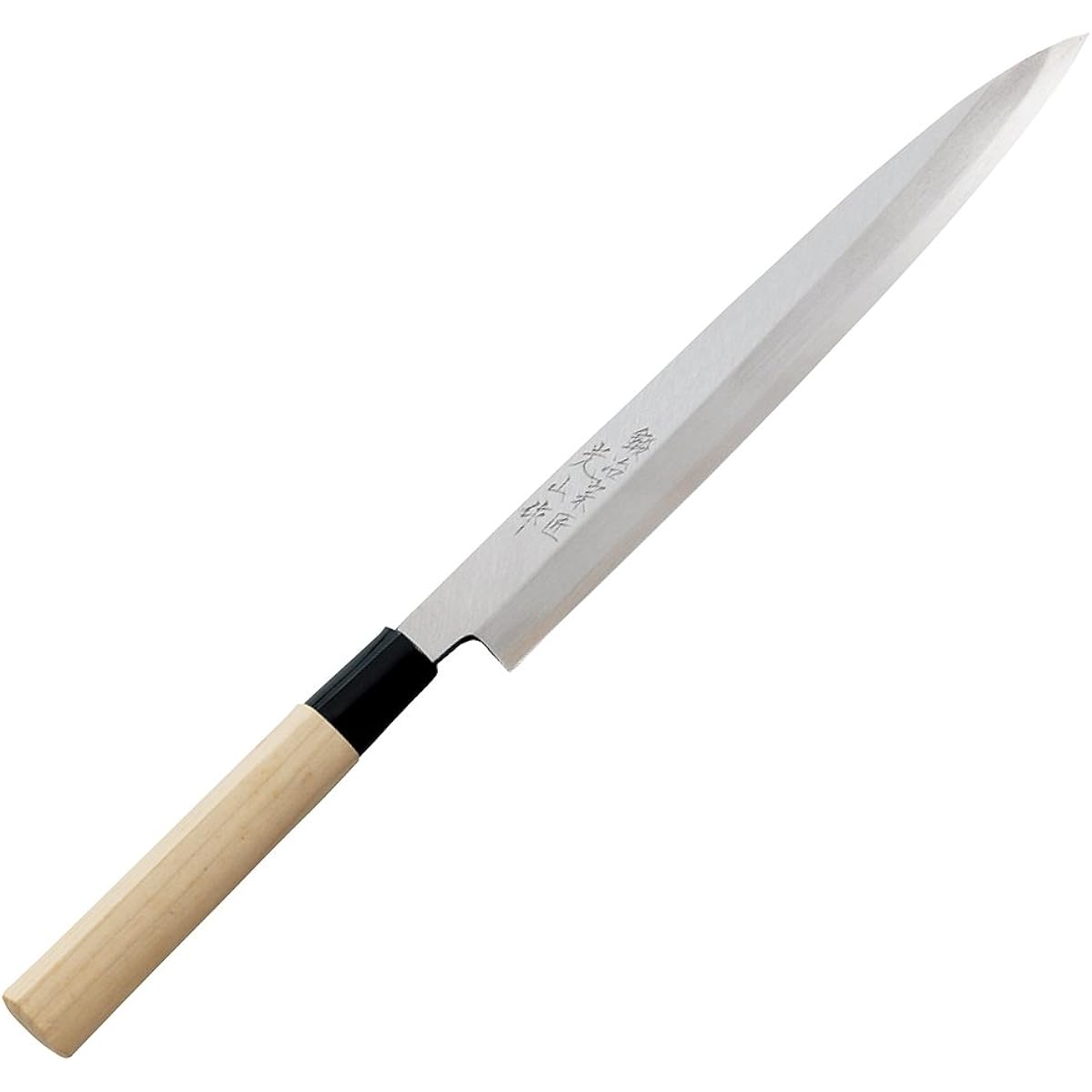 Made by Mitsuyama Yasugi Steel Kasumiken Yanagiba Knife HT-6733