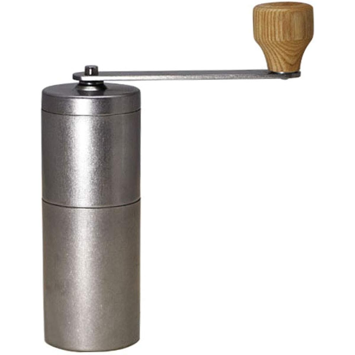 VINTAGE INOX Coffee Mill Made in Japan VINTAGEINOX Hand-ground Ceramic Blade Stainless Steel Aging Processing Unbreakable Dishwasher Safe [Regular Product]