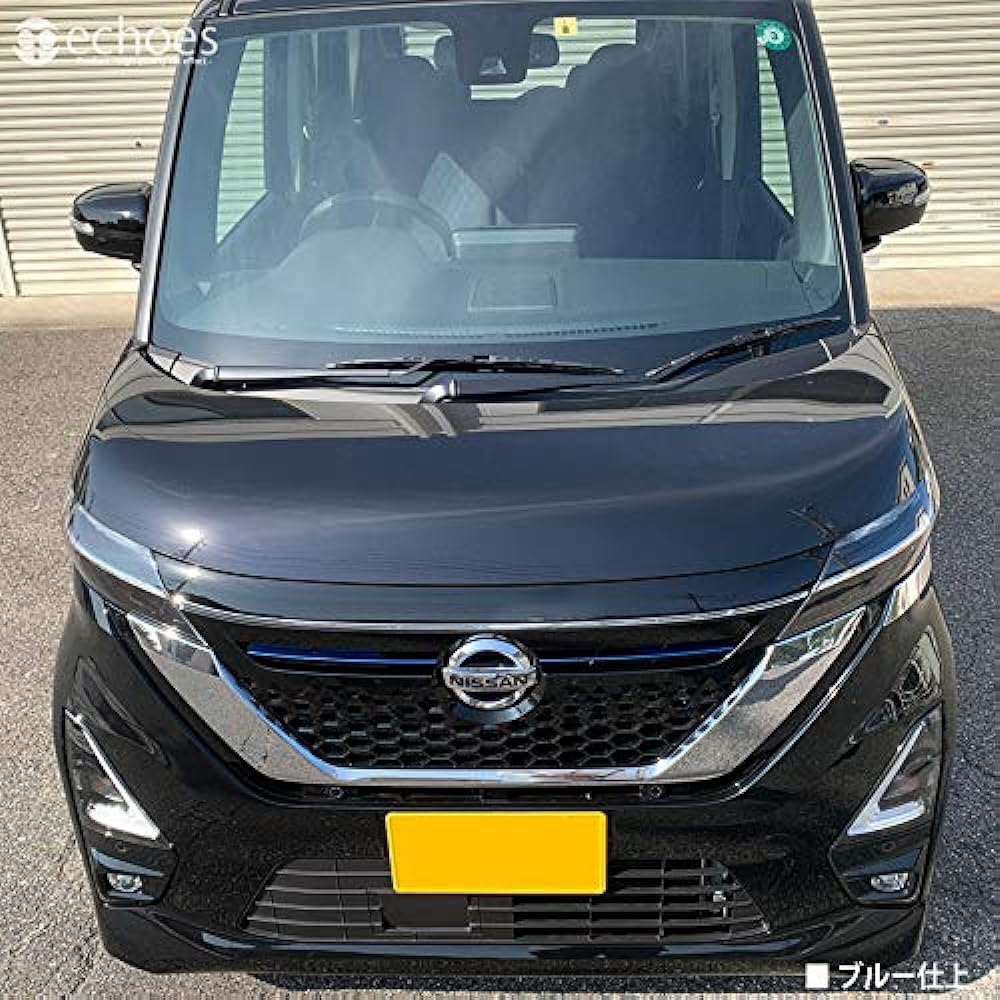 Echoes Products Nissan New Lukes 40 Series Highway Star Front Grille Garnish Blue Finish Accessory Dress Up Parts Custom