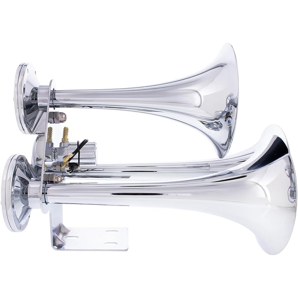 UNITED PACIFIC Chrome Pet Train Horn