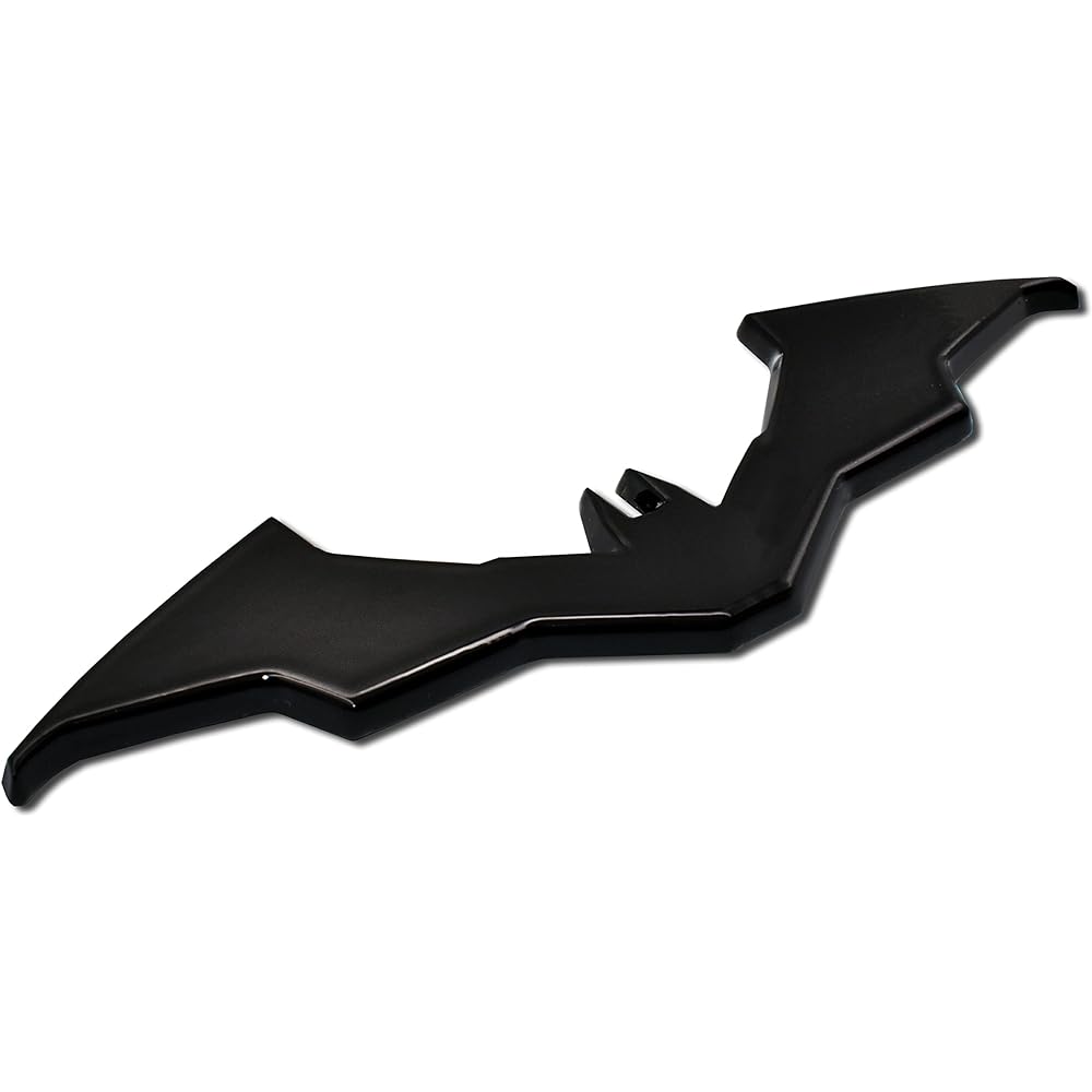 Batman yellow oval chrome emblem