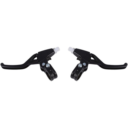 ama-jp Bicycle Brake Lever, Brake Lever, Left and Right Set, Durable, Long-Term Use, Made of Aluminum Alloy, Lightweight, For Mountain Bicycles/Folding Bicycles (Black)