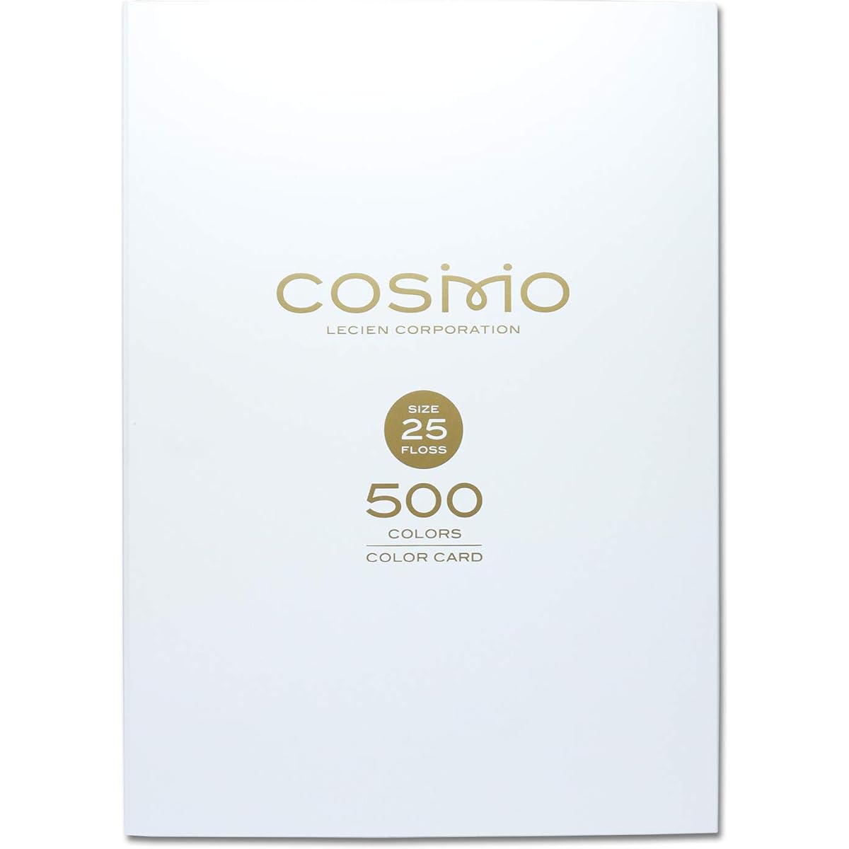 Lucien COSMO (Cosmo) Real embroidery thread sample book A4 size (4 spreads) Thickness approx. 1.7cm LUC-SAMPLE7