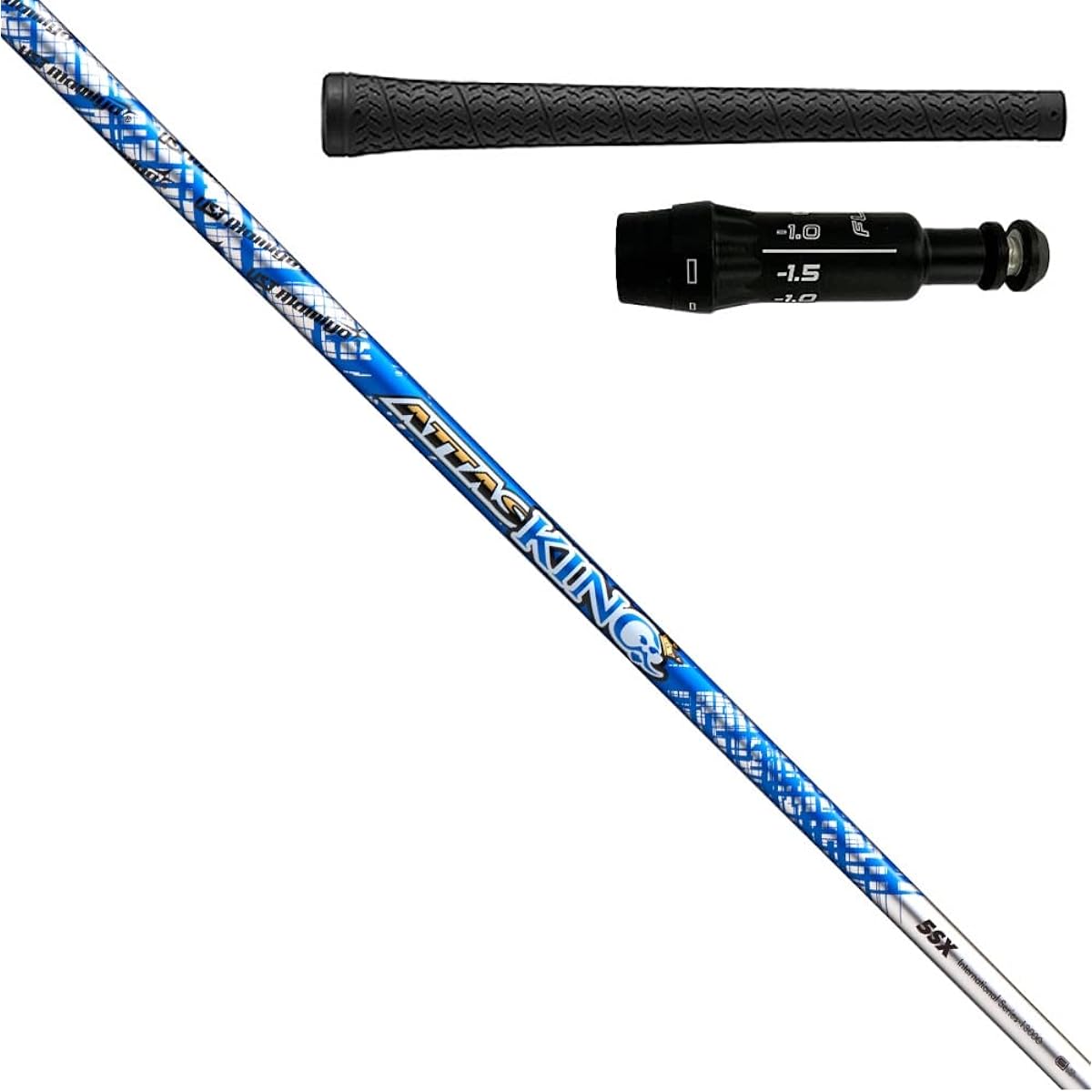 UST Mamiya PING G425-MAX/G425/G410 compatible shaft with sleeve ATTAS 13 KING (with IOMIC grip) [parallel import goods] Blue