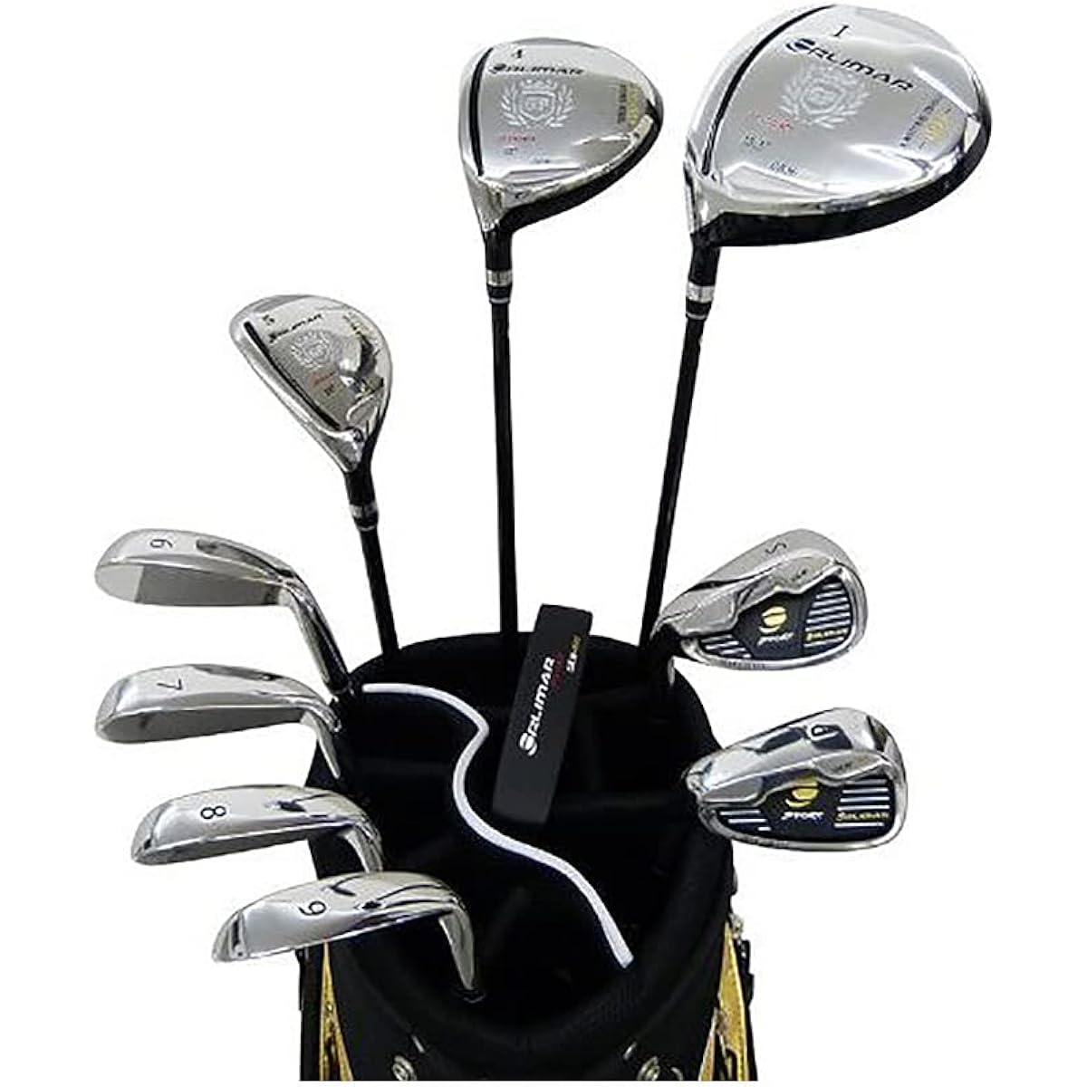 ORLIMAR ORM-800 Men's Golf Full Set Starter Set Lefty [For Left] SR 9 Type with Caddy Bag