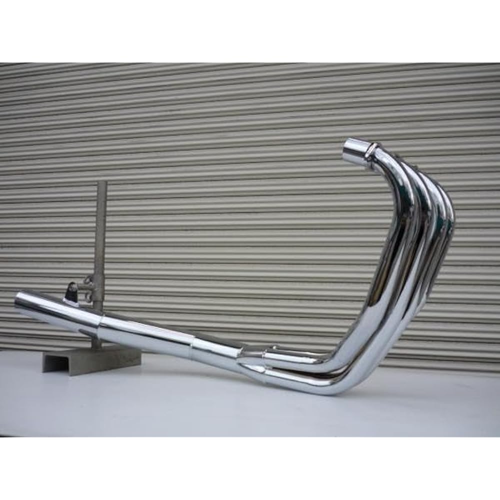 PRETTY RACING Inazuma 400 Short Tube 70 Pi Muffler Plated