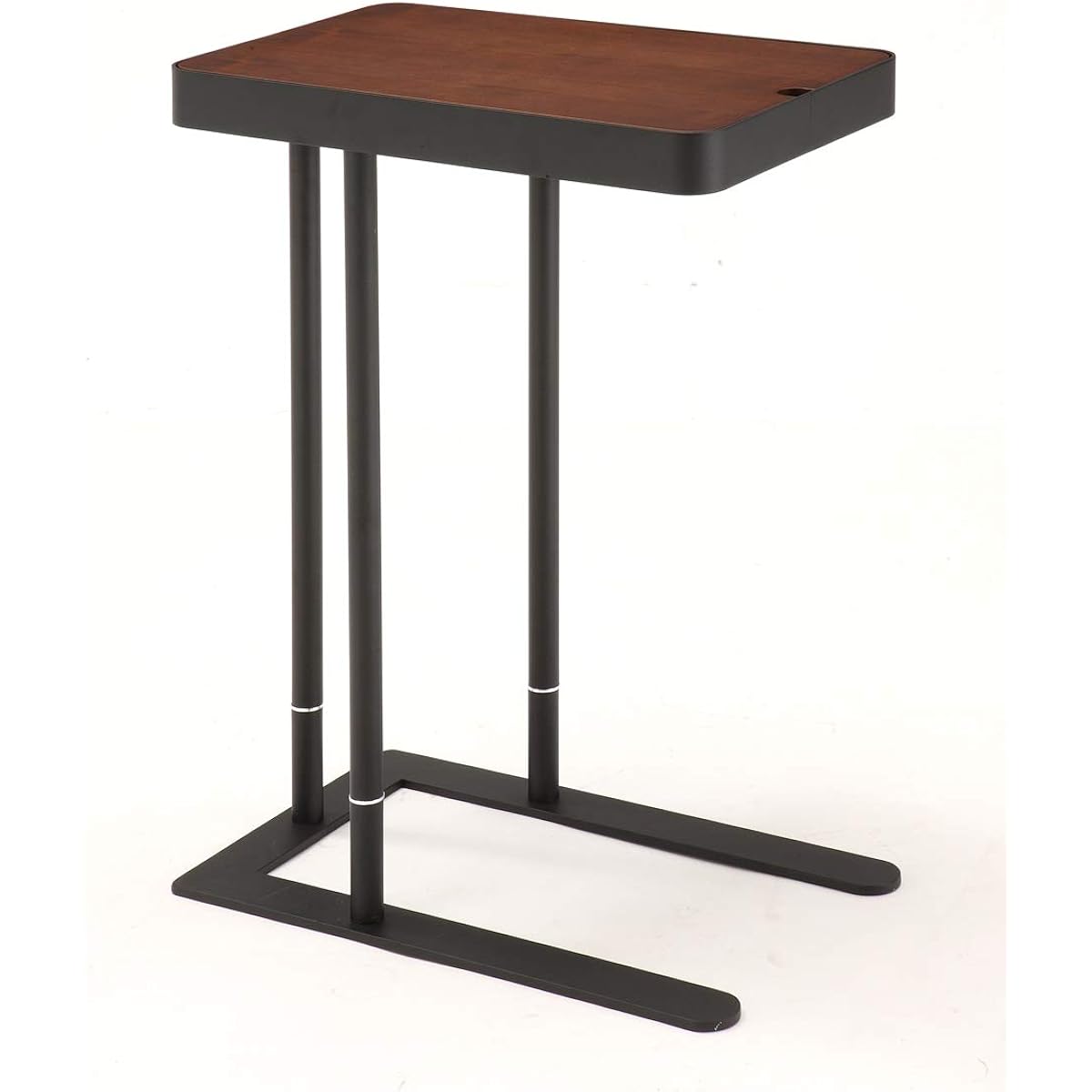 Azuma Kogei Noel Side Table with Storage Dark Brown SST-810
