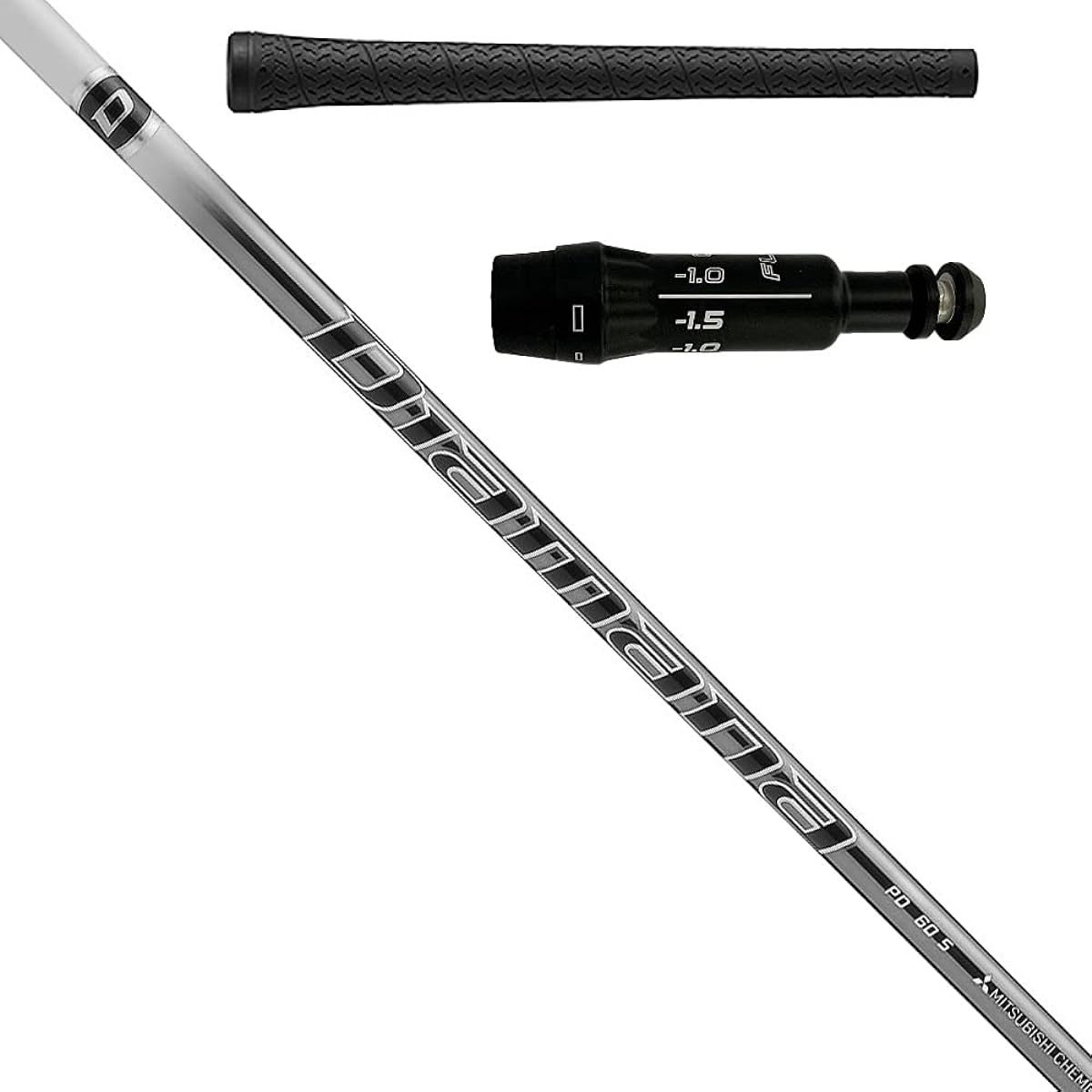 Shaft with sleeve compatible with PING G425-MAX/G425/G410 Diamana PD (with IOMIC grip)
