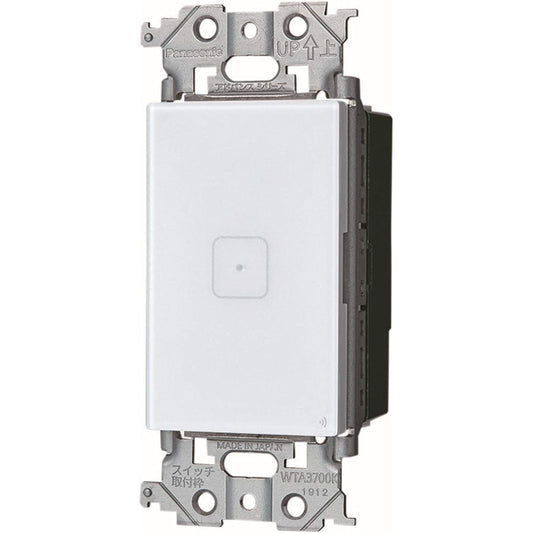 Panasonic ADVANCE Series Link Plus Embedded Touch Switch (4-wire, Parent Device, Receiver, 1 Circuit) Matte White WTY2421W