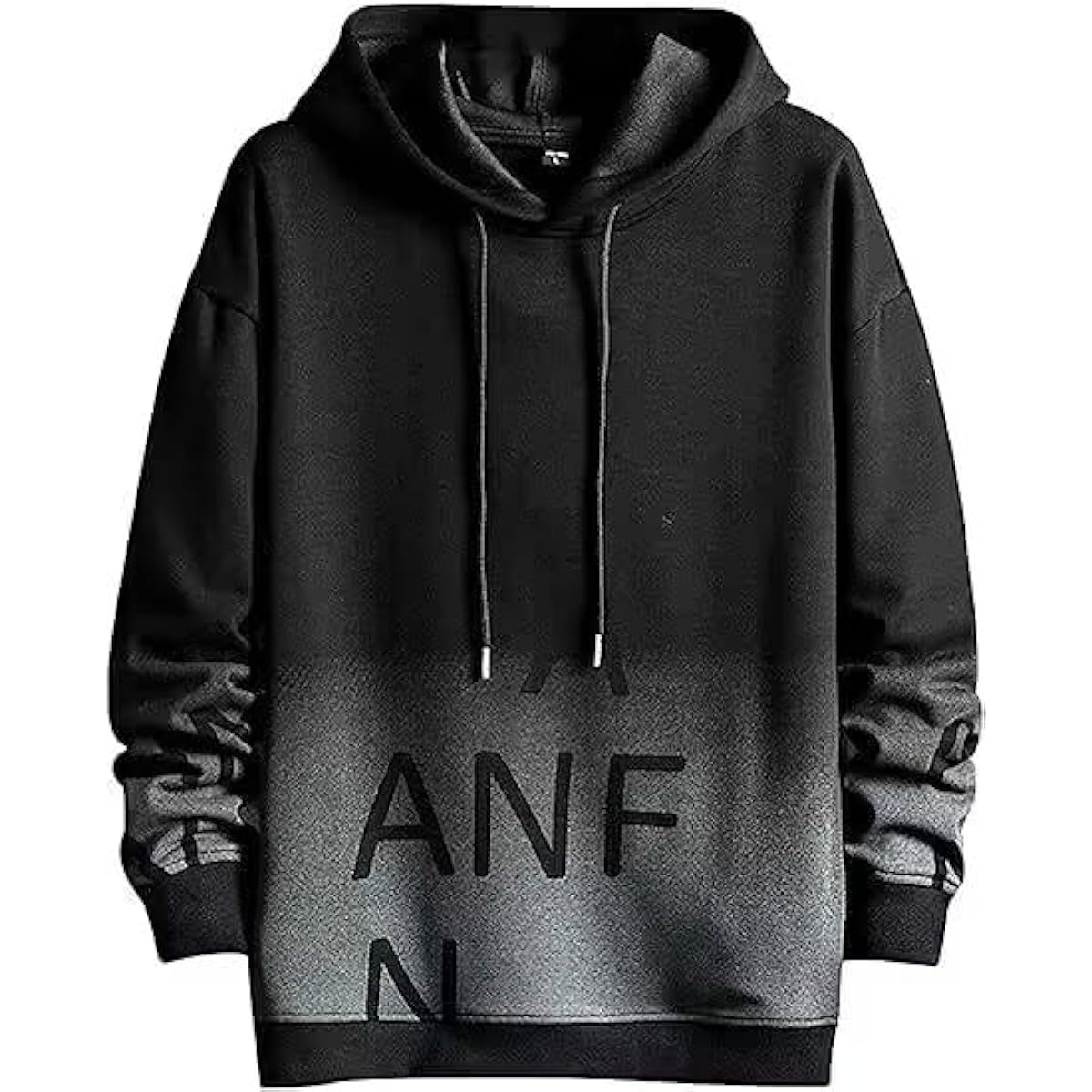 Beylimcy Men's Long Sleeve Gradient Hoodie Loose Pullover Hooded Stylish Sweatshirt Popular Street Tops Spring Autumn Winter Bey42