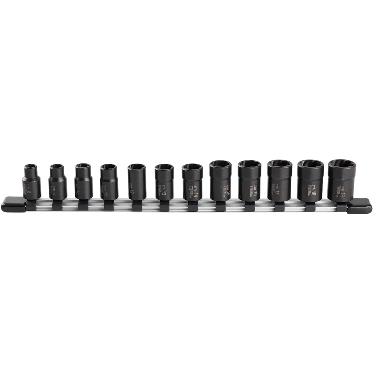 TONE Tornado socket set (with holder) HTR312 Drive angle 9.5mm (3/8") Contents 12 items