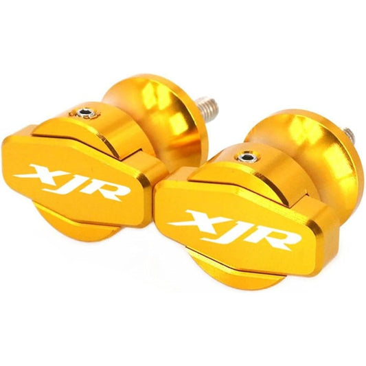 Stand Screw Slider Suitable for YAMAHA XJR1300 XJR1300 2004-2015 2005 2006 2007 2008 Motorcycle CNC Frame 6MM Screw Slider Swing Arm Spool Slider (Color: Gold)