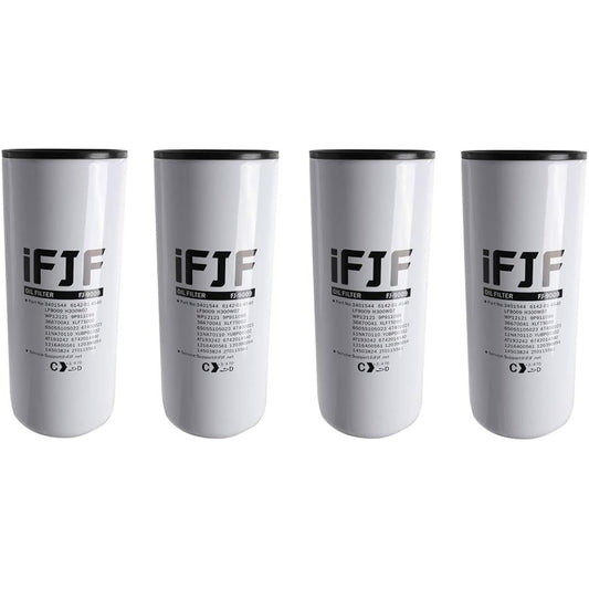 IFJF LF9009 Oil Lubricant Filter CUMMINS ISC 8.3L ISL 9.0L Set of 4 IFJF-FJ9009-4