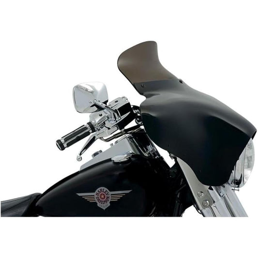 MEMPHIS Shades Bat Wing Fairing Spoiler 6.5 inch windshield -6.5 inch/smoke