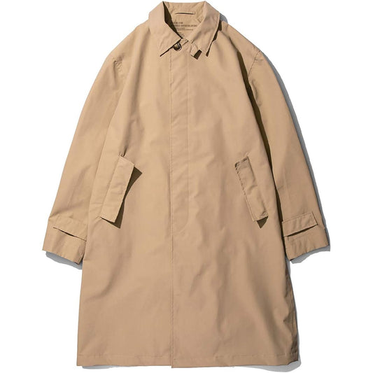 KiU Raincoat, Heavy Rain Resistant, Waterproof, Oversized Stainless Steel Collar Coat, Beige L, Moisture Breathable, Durable K196L-911