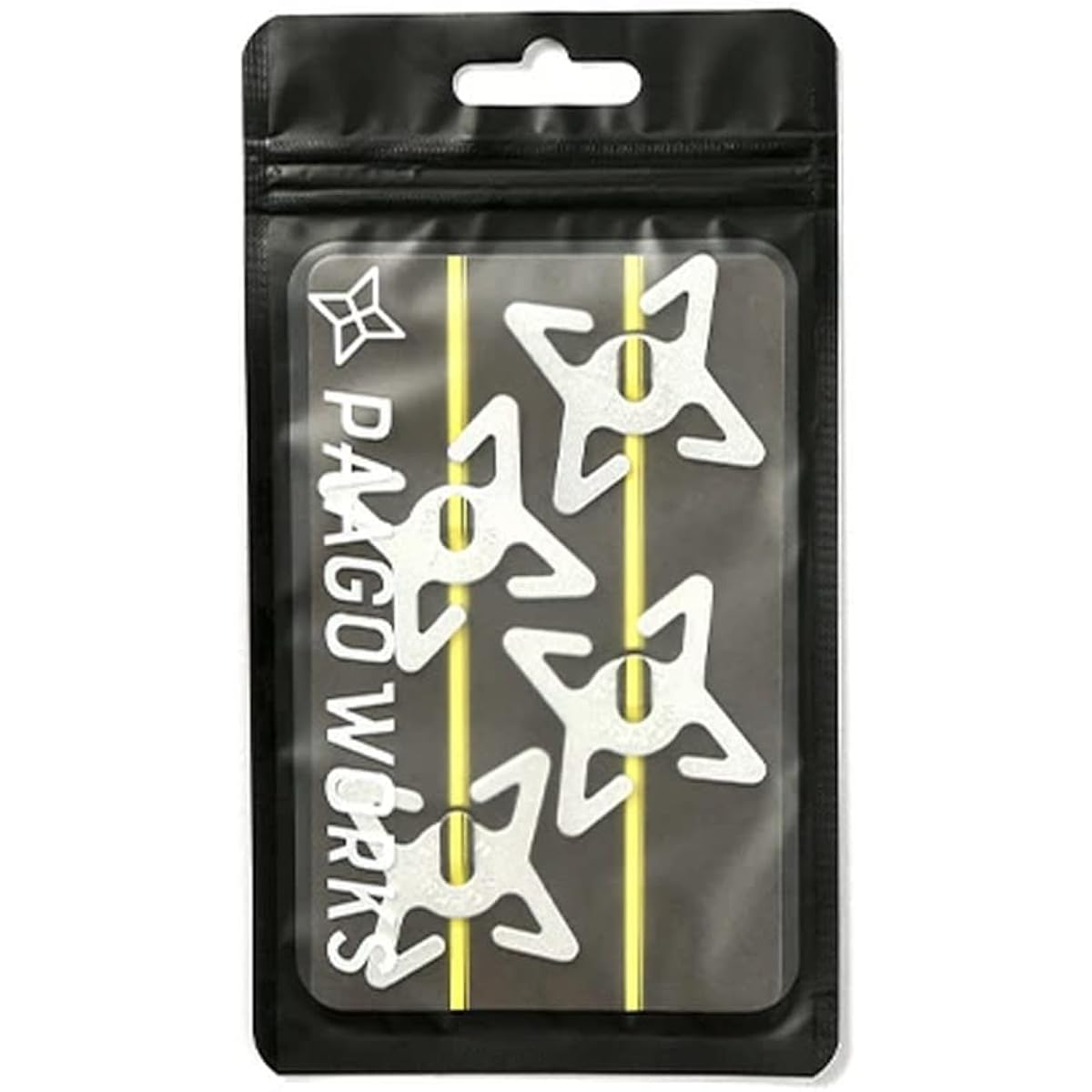 PaaGo WORKS CG202SLV Shuriken (4 pieces) Silver