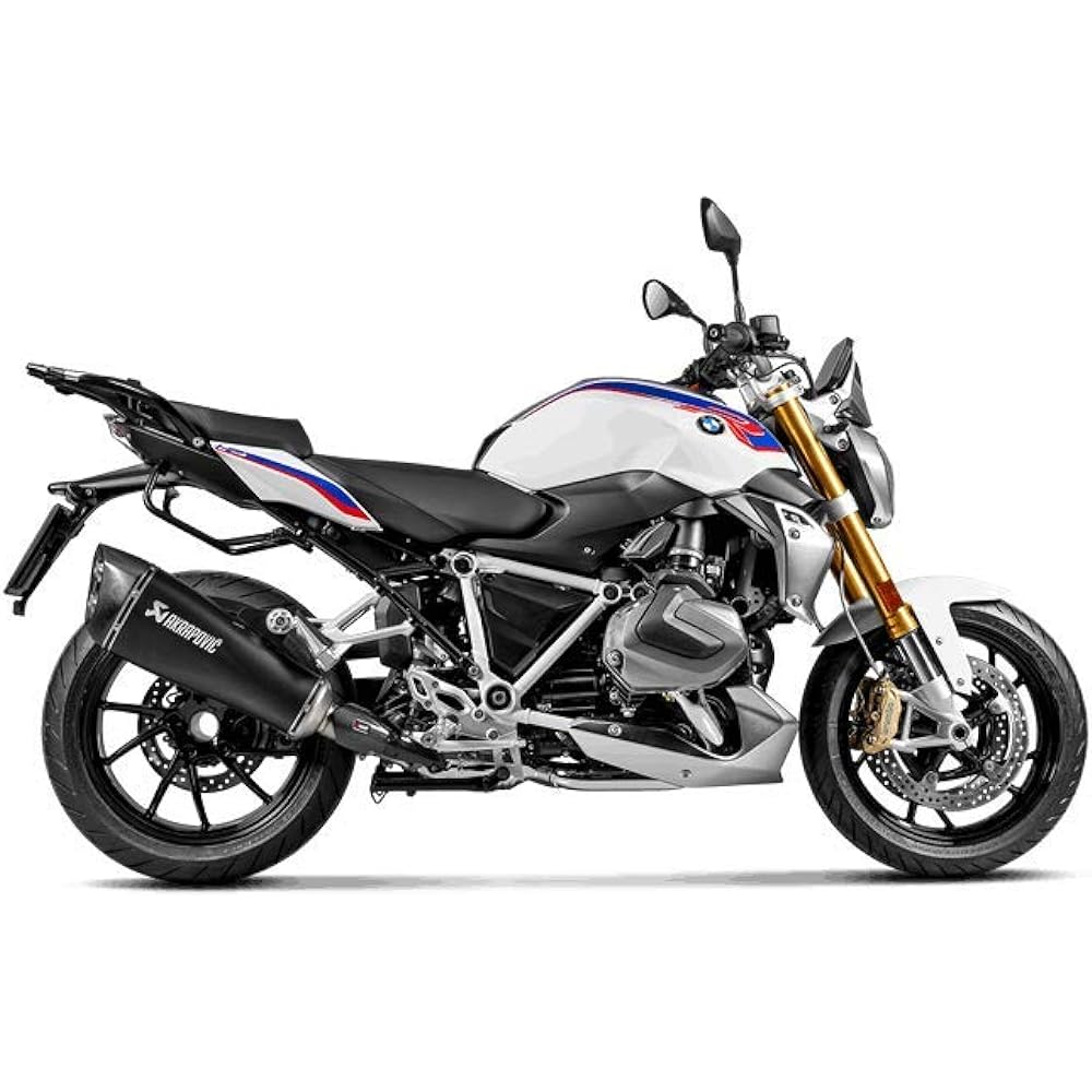 AKRAPOVIC Slip-on Muffler Titanium Black Compatible with Euro Regulations R1250R/RS (19-21)